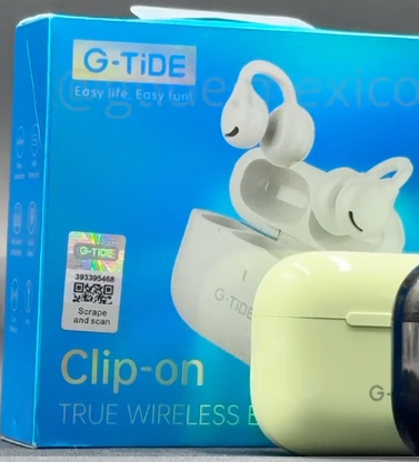 Auriculares inalámbricos Clip-On G-tide Blancos
