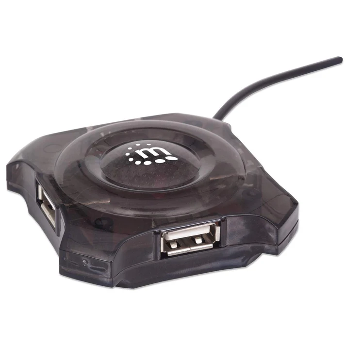 Mini Hub USB 2.0 de 4 puertos