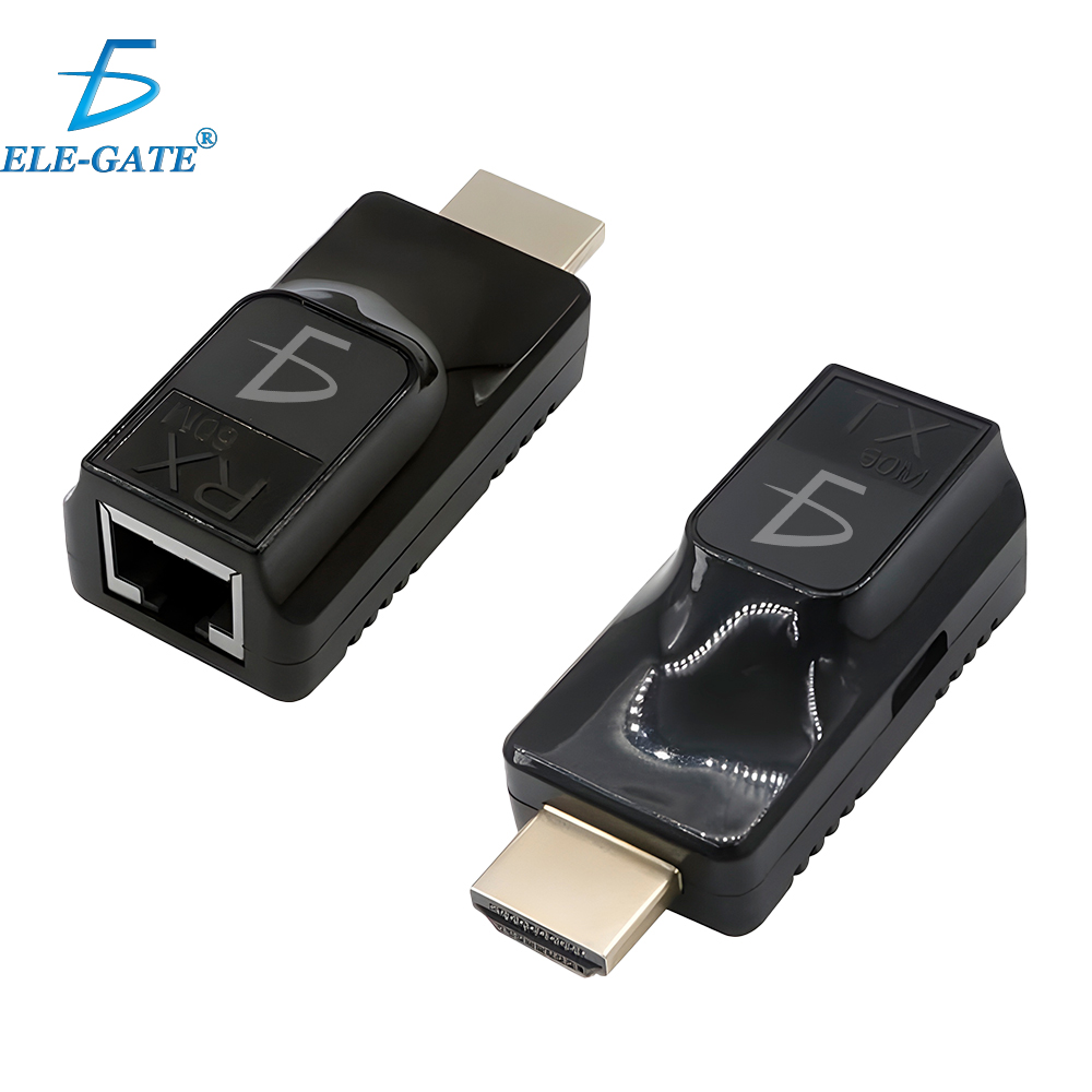 Extensor HDMI – Repetidor HDMI de 60 Metros a Cable Ethernet RJ45 Categoría Cat 5e/6 