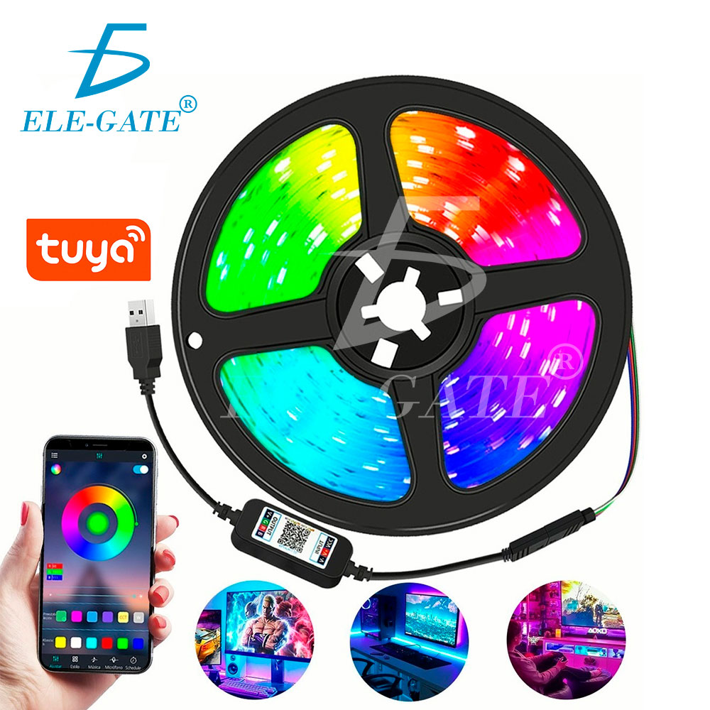 Tira de luces led rgb 5050, 7 metros + app bluetooth / led.42app.7 