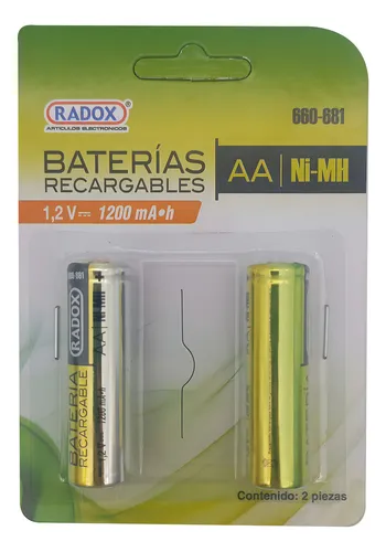 Pila Recargable AA Radox 1200mAh
