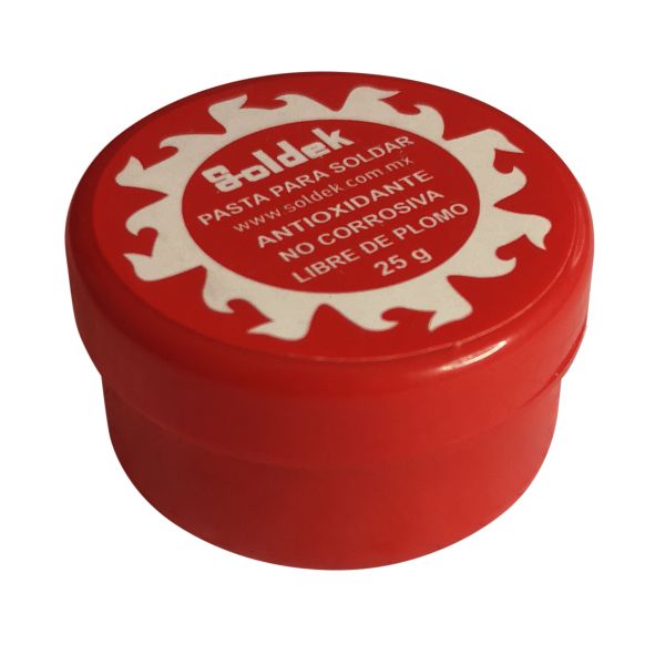 Pasta para Soldar y Desoldar Soldek 25g Roja