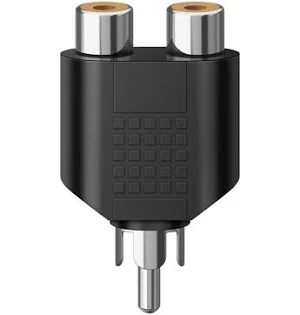 ADAPTADOR 1 PLUG RCA A 2 JACK RCA 705-058