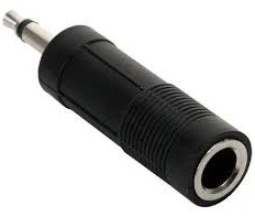 ADAPTADOR 1 PLUG 3.5 MM MONO A 1 JACK 6.35 MM 705-050