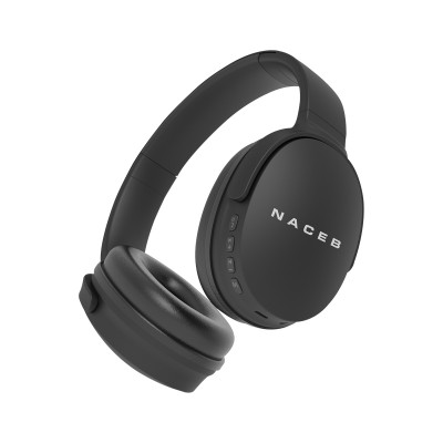 Audífonos Naceb Technology NA-0319, Negro, Bluetooth 5.0 