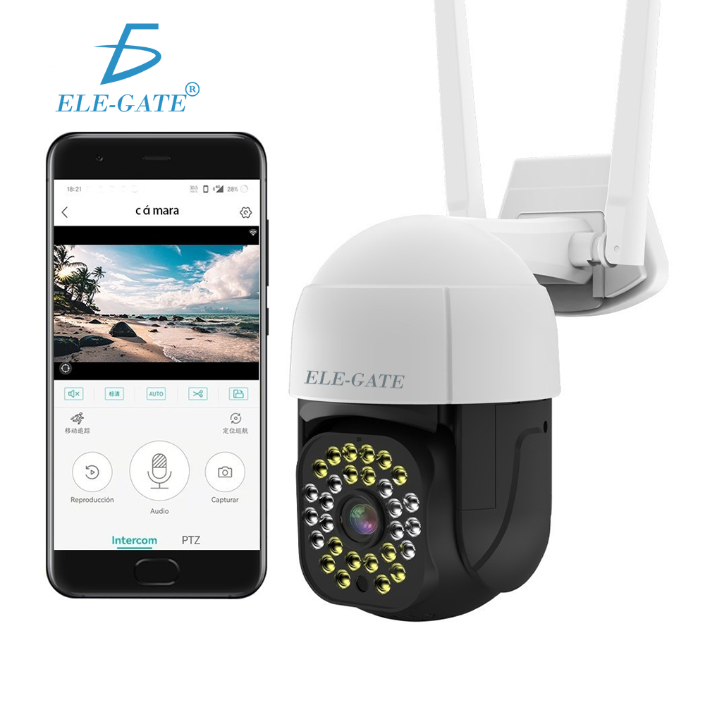 Cámara WiFi 3MP IP Exteriores Inalambrica con visión Nocturna 