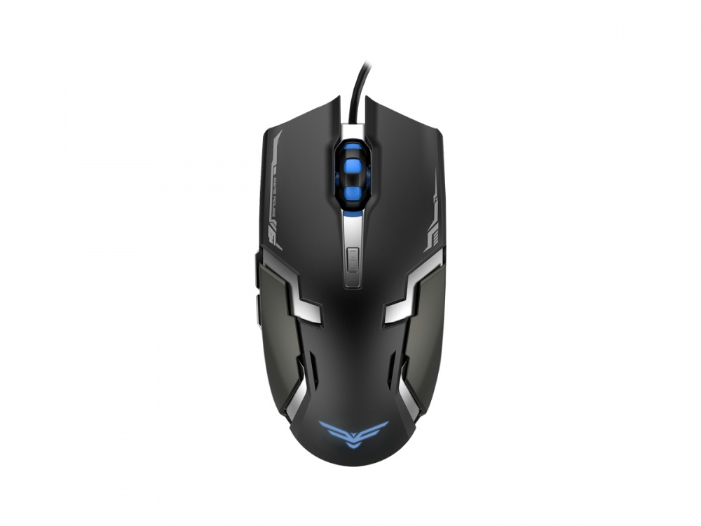 Mouse Gamer Ergonómico Naceb NA-629, Alámbrico, Laser, 3.200DPI, USB-A, Negro 
