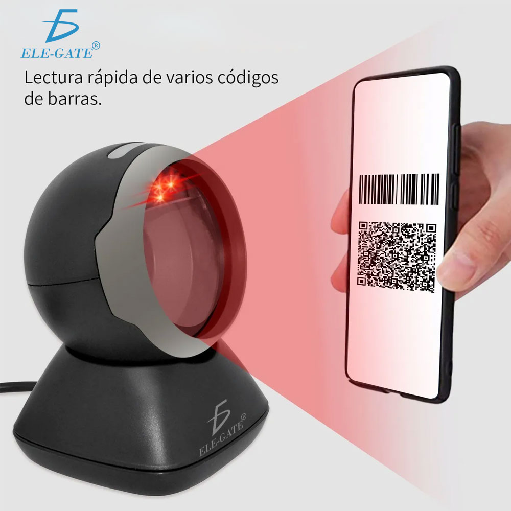 Lector De Código De Barras Shawty 1d/2d Lector Qr Con Usb 