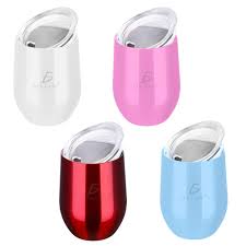 [07503050566388] VASO TERMICO DOBLE PARED ACERO INOXIDABLE ELE-GATE VAS.01 COLORES