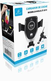 [07503050566449] SOPORTE PARA AUTO CON CARGA INALAMBRICA CARGA RAPIDA 15 WATTS ELE-GATE HOLD.27.Q3