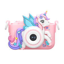 [0750363516785U] CAMARA INFANTIL UNICORNIO ROSA TAFFY NCD-KIDS 2 DISPLAY 2" 40 MEGAPIXELES