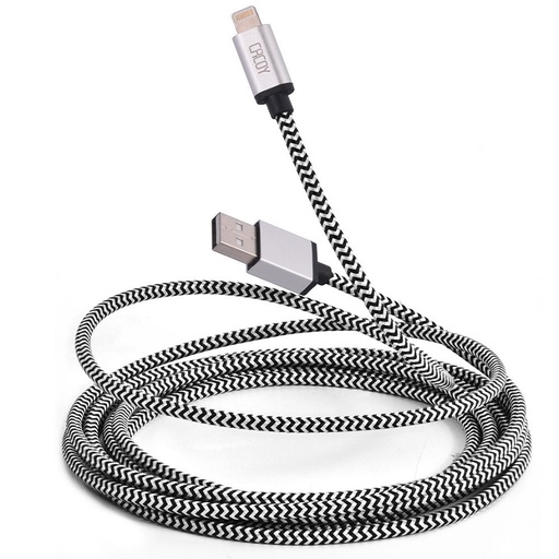 [1802354] CABLE USB IPHONE METALICO USO RUDO MTLIDER