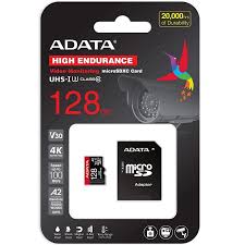 [4710273772158] MEMORIA MICROSDXC ADATA 128GB U3 V30S ENDURANCE (AUSDX128GUI3V30SHA2-RA1)