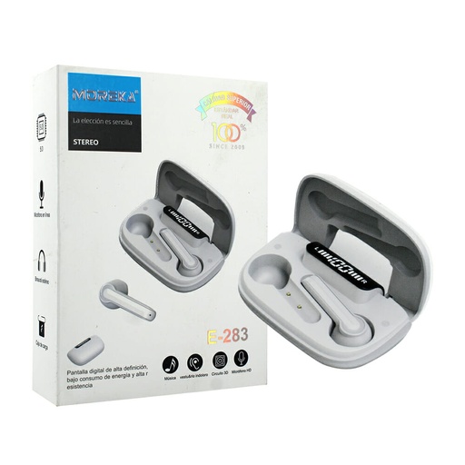 [6922040202838] AUDIFONOS INALAMBRICOS BLUETOOTH MANOS LIBRES MOREKA E-283 COLORES