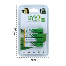[6931704100089] BLISTER 4 PILAS RECARGABLES AAA BYY 1600 mAh /100089