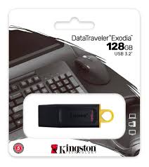 [740617309928] MEMORIA FLASH 128 GB USB KINGSTON DTX/128GB NEGRA USB 3.2