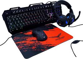 [7502262808255] KIT GAMER NACEB 4 EN 1 NA-0925  USB  JUEGO  ALÁMBRICO  2400 DPI