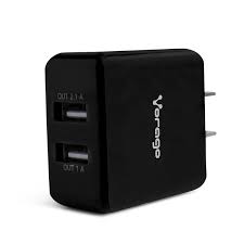 [7502266677161] CARGADOR PARA PARED VORAGO 2 PUERTOS USB NEGRO AU-106-V2-BK 7502266676775 7502266672708