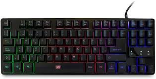 [7502266679349] TECLADO GAMER VORAGO USB KB-503 LUCES RGB