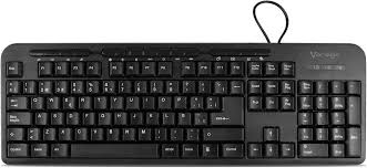 [7502266679738] TECLADO ALAMBRICO MULTIMEDIA USB VORAGO KB-204 NEGRO