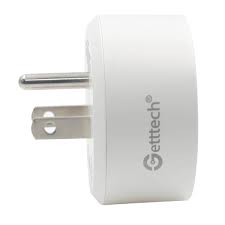 [7503028761388] ENCHUFE INTELIGENTE GETTTECH GSW-71002 WISH WIFI SMART APP/ 2 PZS