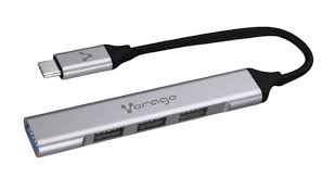 [7503038925138] HUB USB TIPO C VORAGO HU-200 3 PUERTOS USB 2.0 /1 USB 3.0