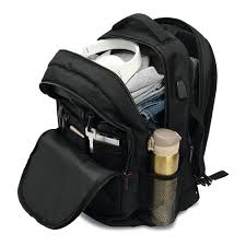 [7503038925183] MOCHILA PARA LAPTOP 15.6" VORAGO BP-402 EXPANDIBLE PUERTO USB NEGRA