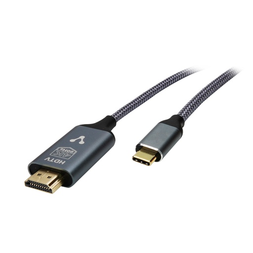 [7503044580468] CABLE CONVERTIDOR VORAGO TIPO C A HDMI CAB-310 1.8 MM