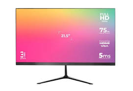 [7506215933858] MONITOR LED ACTECK CAPTIVE VIVID SP215 PLANO / 21.5"/ VGA + HDMI +AC / HD 1600X900P / 60HZ / 5MS / NEGRO / AC-933858