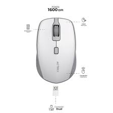 [7506215934138] MOUSE OPTICO INALAMBRICO ACTECK OPTIMIZE TRIP MI670 BLANCO