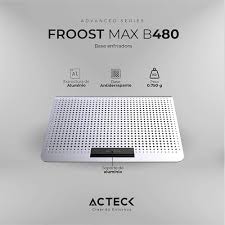 [7506215936163] BASE ENFRIADORA ACTECK FROOST MAX B480 P/LAP/ 6 VENT/NEGRO AC-936163