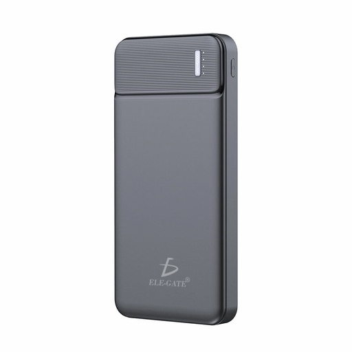 [755559938228] POWER BANK ELE-GATE PW.11 10 000MAH CON 2 PUERTOS USB + ENTRADAS TIPO C Y V8