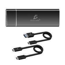 [755559941341] CUBIERTA PARA DISCO DURO SSD M.2 NGFF + NVME CONEXION DUAL TIPO C O TIPO USB ELE-GATE CON.42.NVME