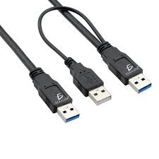 [755559942577] CABLE USB 2.0 MACHO-MACHO PARA DISCO DURO 42 CM /WI.115