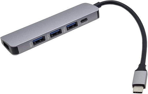 [755559944854] HUB USB ELE-GATE HUB.183.0 TIPO C A 4 PUERTOS USB 3.0 Y 2.0