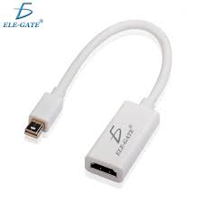 [791261081401] CABLE ADAPTADOR MINI DISPLAY PORT A HDMI ELE-GATE WI.39 NEGRO