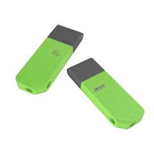 [887184014821] MEMORIA FLASH 8 GB ACER UP200 USB 2.0 VERDE BL.9BWWA.541