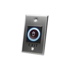 [ACCESSK1] Botón de Salida sin Contacto/ Sensor IR / Iluminado / Normalmente Abierto y Cerrado / Distancia Ajustable de Detección
