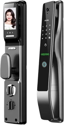 [CERR6] CERRADURA INTELIGENTE CON CAMARA CAT EYE + SERVICIO DE INSTALACION Y CONFIGURACION