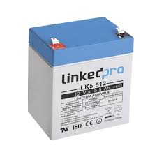 [LK5512] Batería 12 Vcc / 5.5 Ah / UL / Tecnología AGM-VRLA / Para uso en equipo electrónico  Alarmas de Intrusión / Incendio/ Control de acceso / Video Vigilancia / Terminales F1 y F2