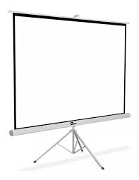 [QPD-69603] PANTALLA DE PROYECCION MULTIMEDIA QIAN DIBAN QPD-69603 TRIPIE 120" BLANCA MATE